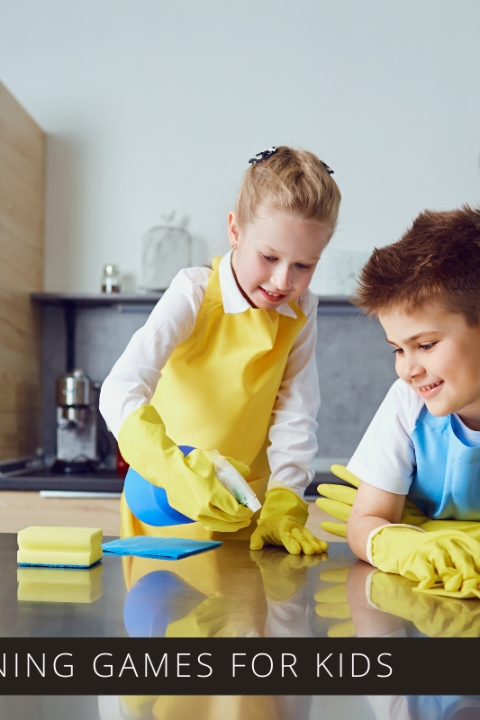 Fun cleaning games for kids to play - get them to do their chores without complaining!