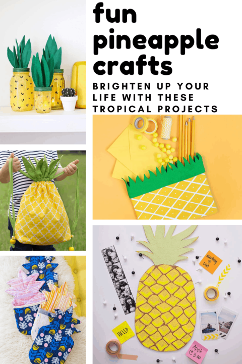 Loving these fun pineapple crafts - so many ways to bring a touch of the tropics to your day!
