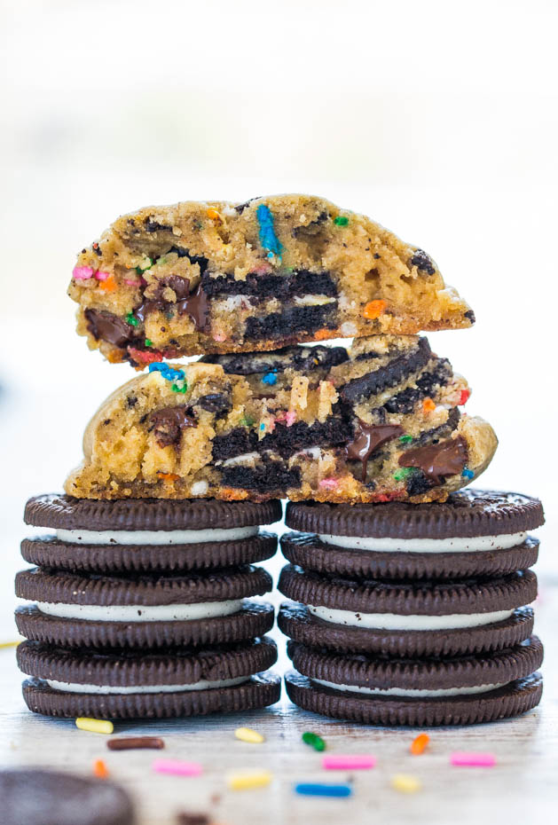 Funfetti Oreo and Sprinkles, Chocolate Chip Cookies