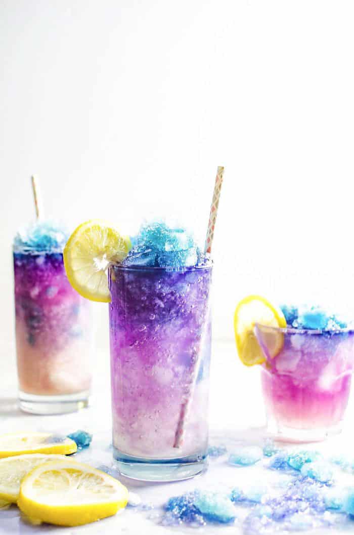 Color Changing Lemonade Slushie (Galaxy Lemonade Slushie)