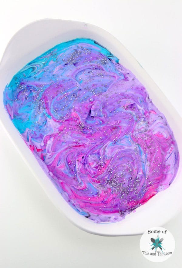 Homemade Galaxy Ice Cream