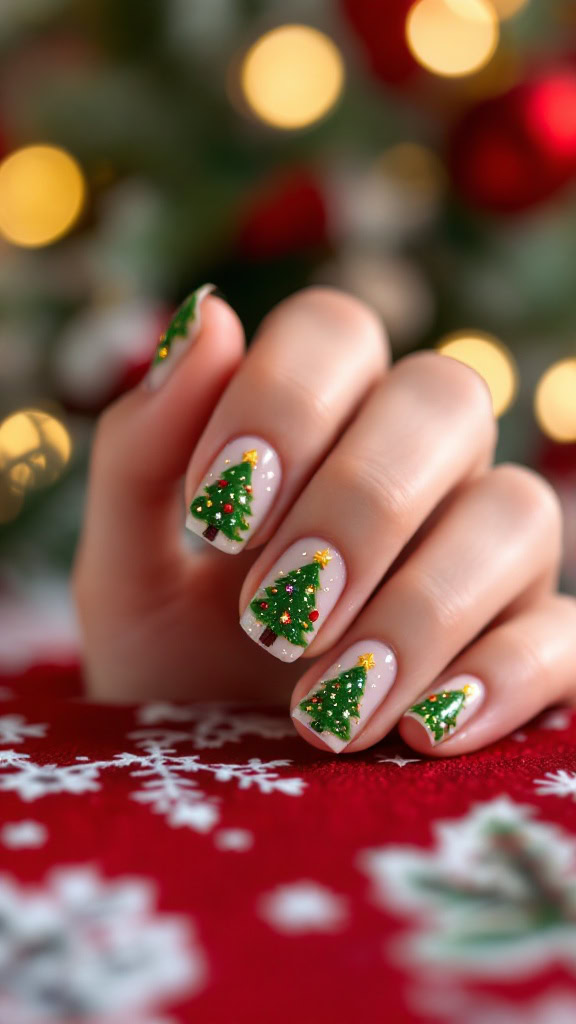 Candy cane stripes, snowflakes, and Santa art—these 10 nail designs will have your nails looking holiday-ready! Save your favorite looks! ❄️🎁 #NailInspo #ChristmasNailIdeas