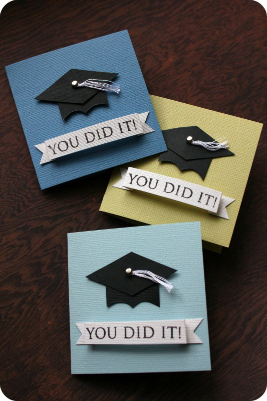 tutorial: mini grad cards