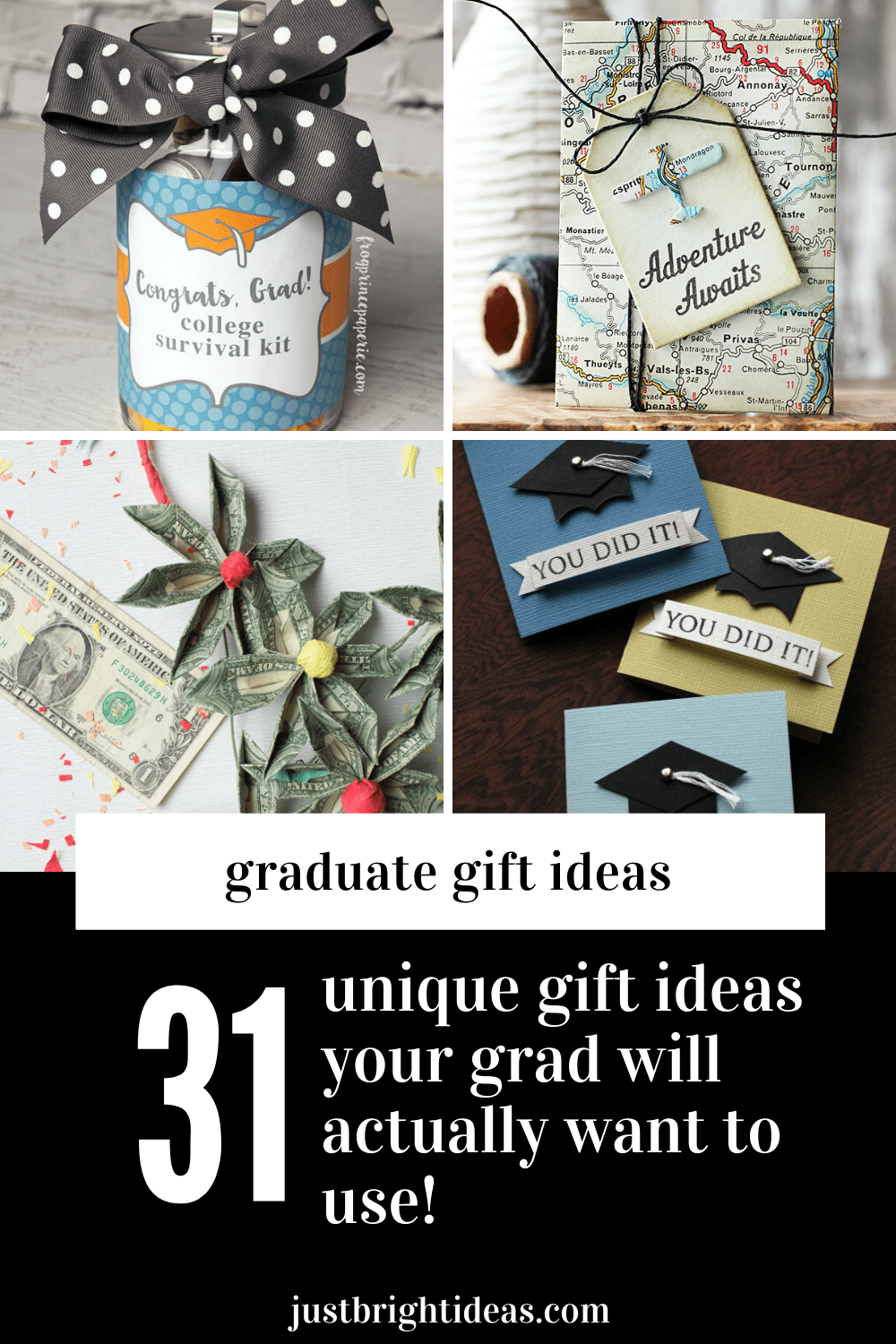 Whether you're looking for a clever way to gift them some cash or a special gift they'll treasure we've got more than 30 of the most unique college graduation gift ideas we could find to help you out!