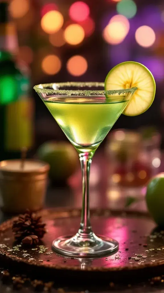 ๐ Green Apple Martini ๐ธCrisp, tart, and just the right amount of sweetโthis Green Apple Martini is basically a candy apple in a glass! Perfect for when you want a cocktail thatโs both refreshing and a little fancy.