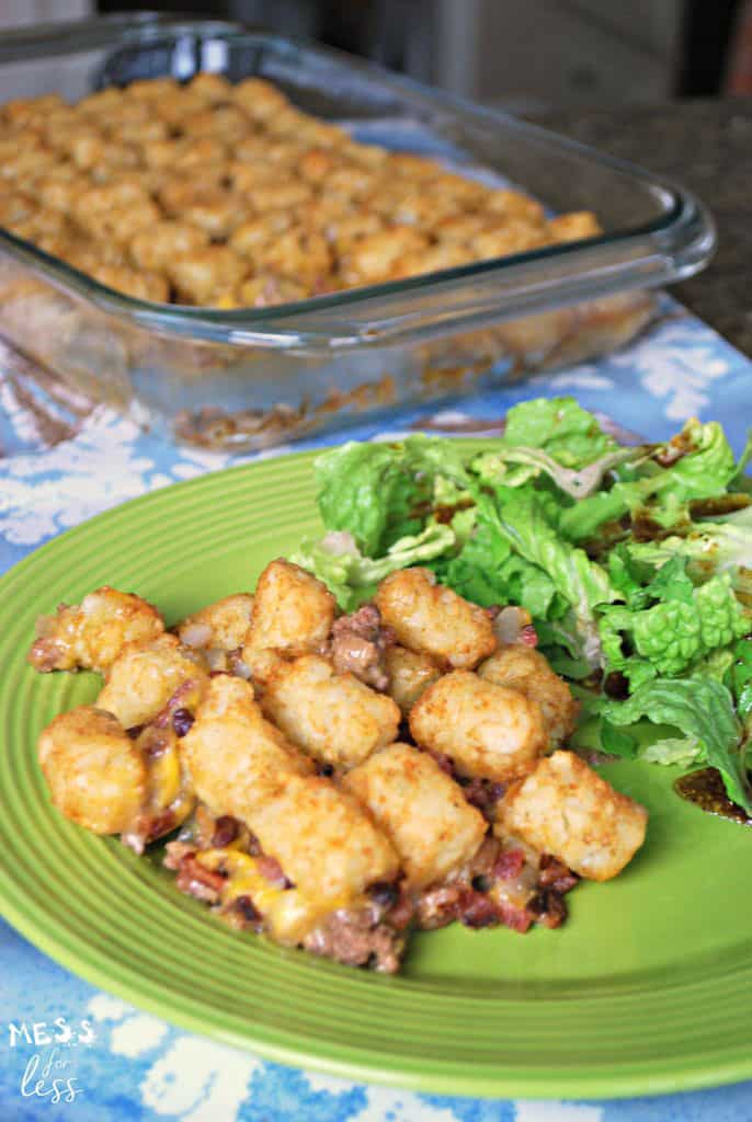 Ground Beef Tater Tot Casserole