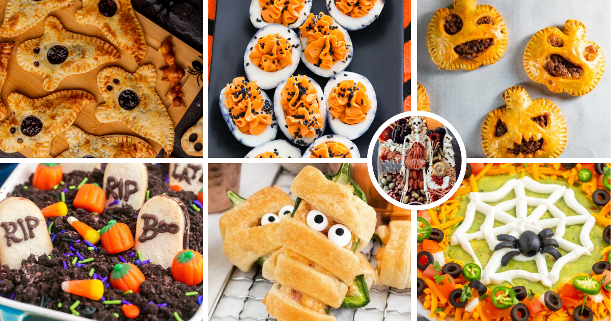 Get ready for a spooktacular night with these fun Halloween party food ideas! From creepy appetizers to sweet treats, these recipes are perfect for feeding a crowd and adding a little extra fright to your night. 🎃👻 #HalloweenRecipes #PartyFood #HalloweenParty