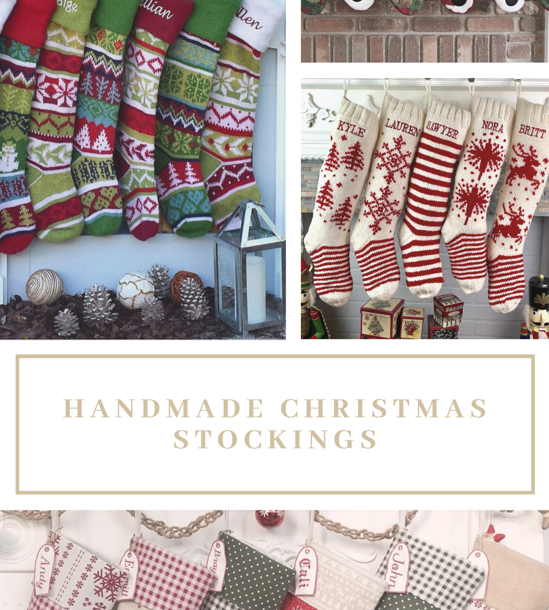 11 Beautiful Handmade Christmas Stockings that You Can Personalize