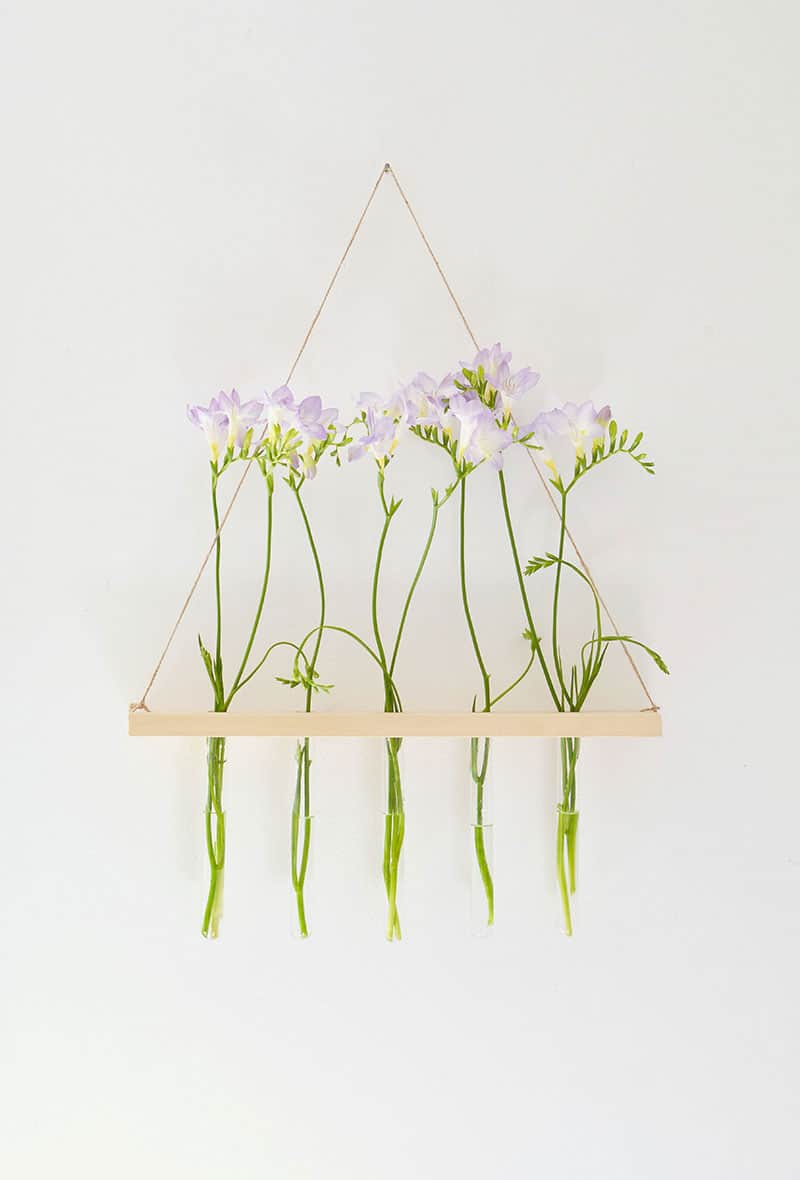 DIY Hanging Flower Display