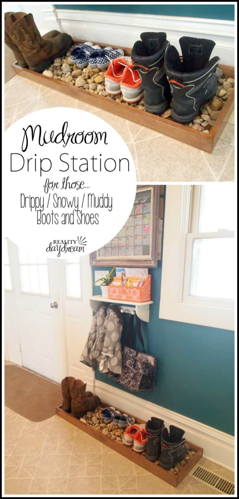 DIY Mudroom Drip Station