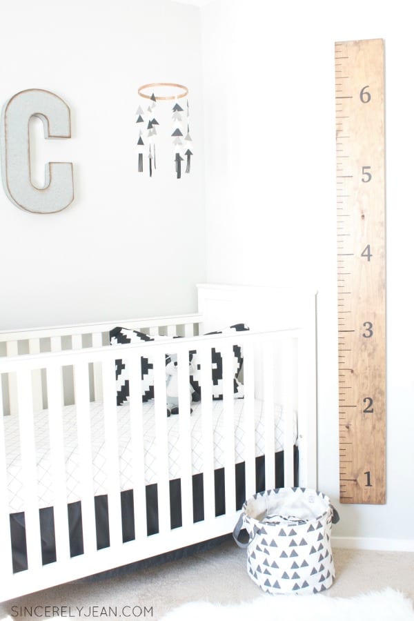 DIY Wooden Height Ruler