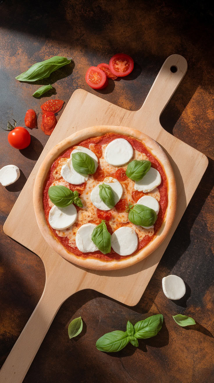 Making homemade Margherita pizza is simple and fun. Just top your pizza dough with fresh tomatoes, mozzarella, and basil for a classic taste. Bake it until golden, and enjoy a delicious meal that everyone will love!