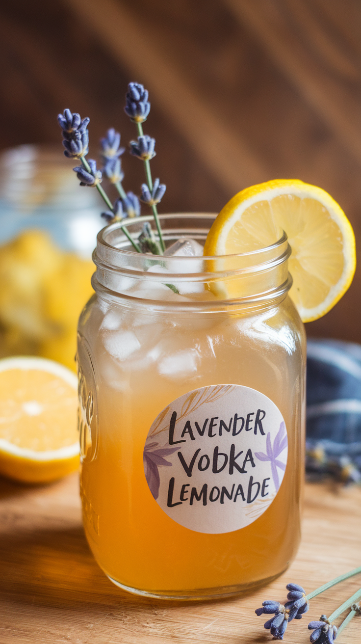 This Honey Lavender Vodka Lemonade is a refreshing blend of sweet and floral flavors. It combines the tartness of fresh lemons with the subtle sweetness of honey and the fragrant notes of lavender, creating a delightful drink for warm days.