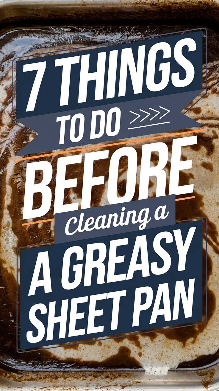 🔥 The Right Way to Clean a Greasy Sheet Pan – 7 Must-Know Tricks! Scrubbing a greasy sheet pan is the worst—unless you know these 7 game-changing tips! Learn how to loosen stuck-on grease effortlessly and make cleanup easy. 🧽💡 #CleaningTips #KitchenHacks #EasyCleanup #SheetPanRescue #NoMoreGrease