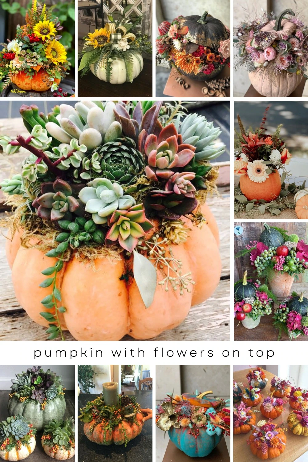 Transform your home with stunning Thanksgiving Pumpkin Flower Arrangements! 🎃💐 Perfect for adding a festive touch to your holiday decor, these DIY ideas blend seasonal flowers with both real and fake pumpkins. 🧡✨ Learn how to make your own beautiful creations with easy step-by-step guides. From gourd flower arrangements to charming centerpieces, these projects will impress your guests and bring the warmth of fall indoors! 🍁🏡 #ThanksgivingDecor #PumpkinFlowers #DIYHomeDecor