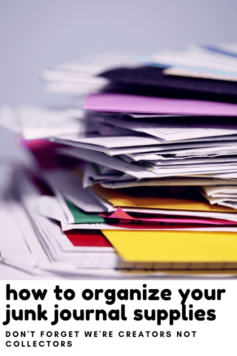 Rescuing papers and other bits of junk from the recycling can be fun - but we need to remember we're creators not collectors! Check out this easy tip to keep all of your stash organized!