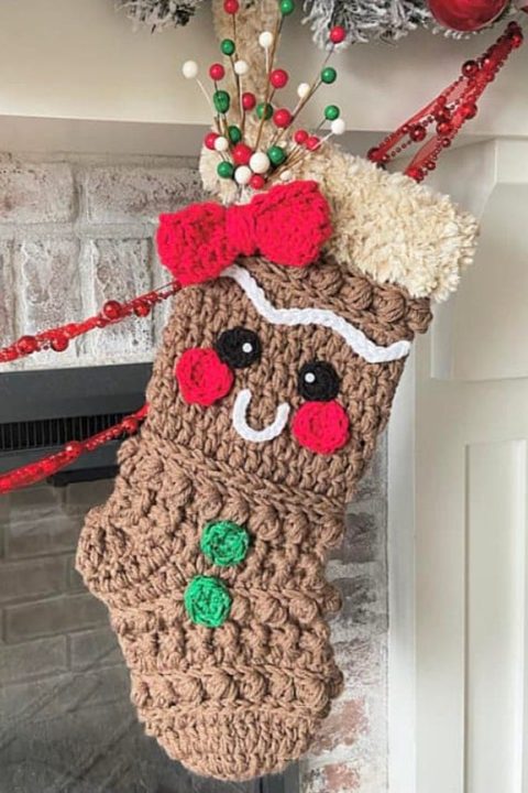 Crochet Christmas Stocking Pattern