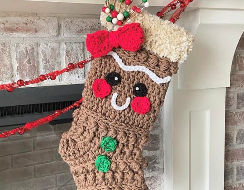 Crochet Christmas Stocking Pattern