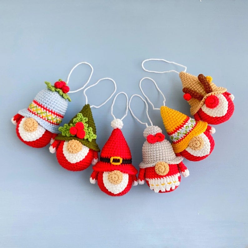 25 Adorable Christmas Crochet Gnome Patterns to Spread Holiday Cheer