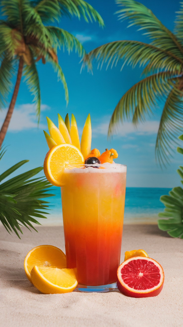 Rum Runner is a delightful cocktail that transports you straight to a tropical paradise. With its vibrant colors and fruity flavors, it's as refreshing as a cool breeze on a warm beach day. This drink delivers a perfect balance of sweetness and tang, making it a favorite for those who love fruity cocktails.