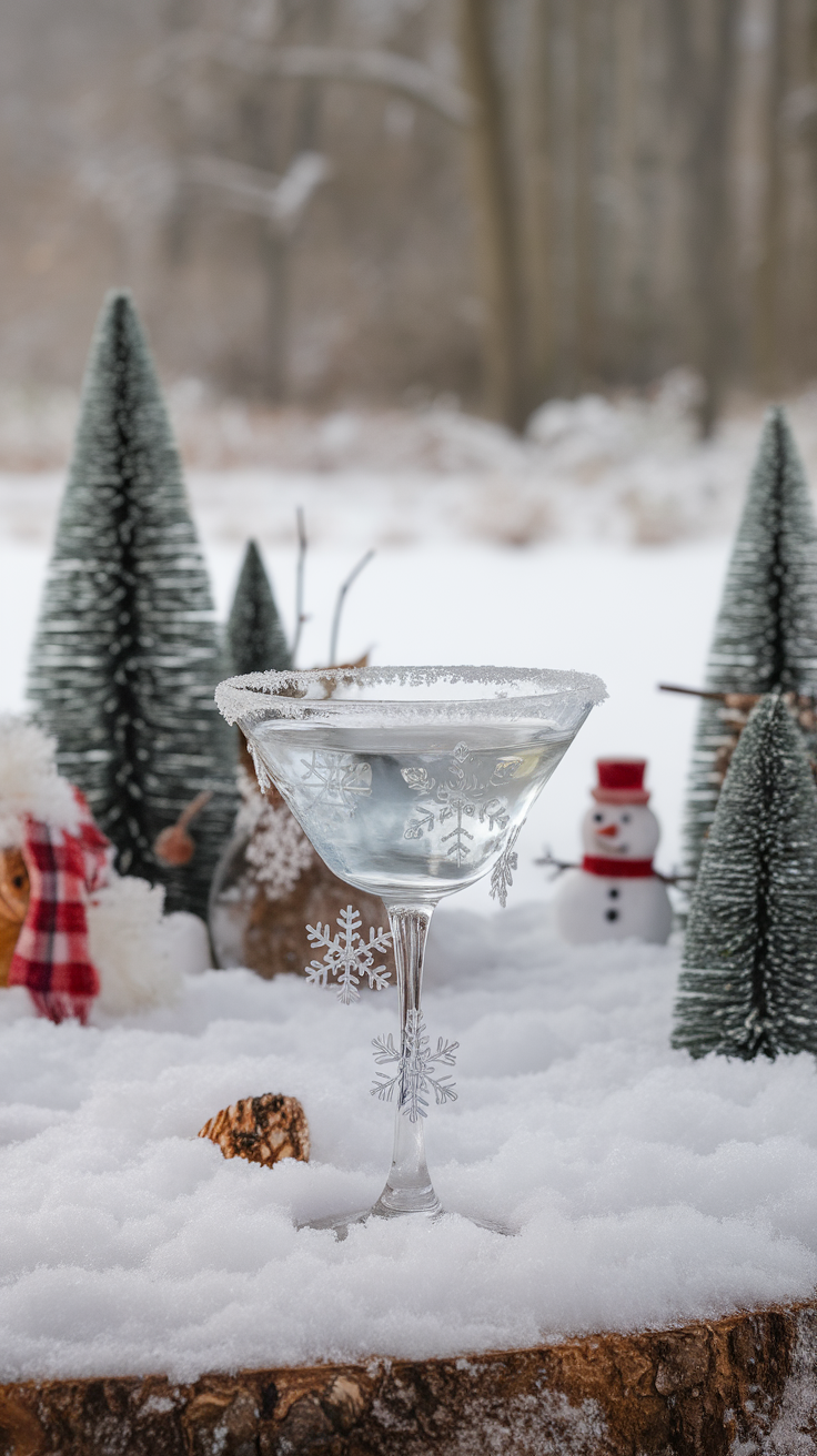 The Winter Wonderland Martini is a refreshing and elegant drink that perfectly captures the essence of winter festivities. With its cool, crisp flavors and a touch of sweetness, this cocktail is a delightful way to celebrate New Year’s Eve. Simple to make and visually stunning, it’s sure to impress your guests as you ring in the new year.