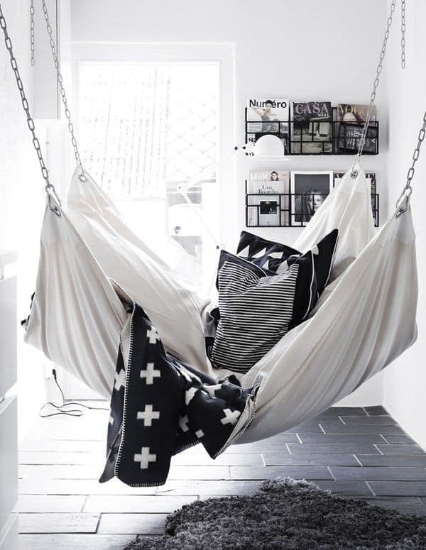 Love this indoor hammock!