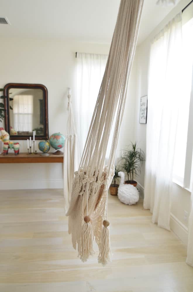 Love this indoor hammock!