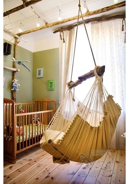 Love this indoor hammock!