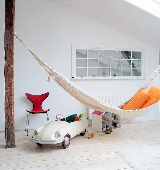 Love this indoor hammock!