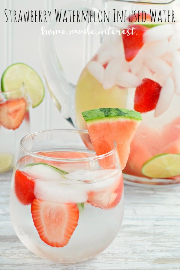 Strawberry Watermelon Infused Water