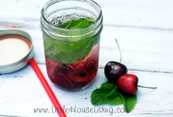 Cherry Mint Infused Water