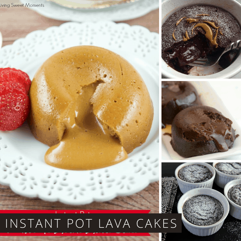 Oh my! Instant pot lava cakes in under 10 minutes - who can say no to that?