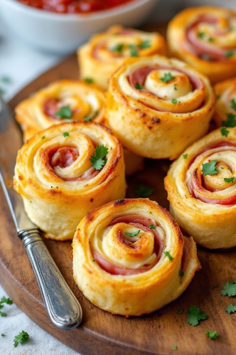 ?✨ Hosting a party or looking for a quick snack? These 10 crescent roll pinwheel appetizers are easy to make and packed with flavor. Perfect for any occasion! ?? #PinwheelRecipes #EasyAppetizers #PartyFood