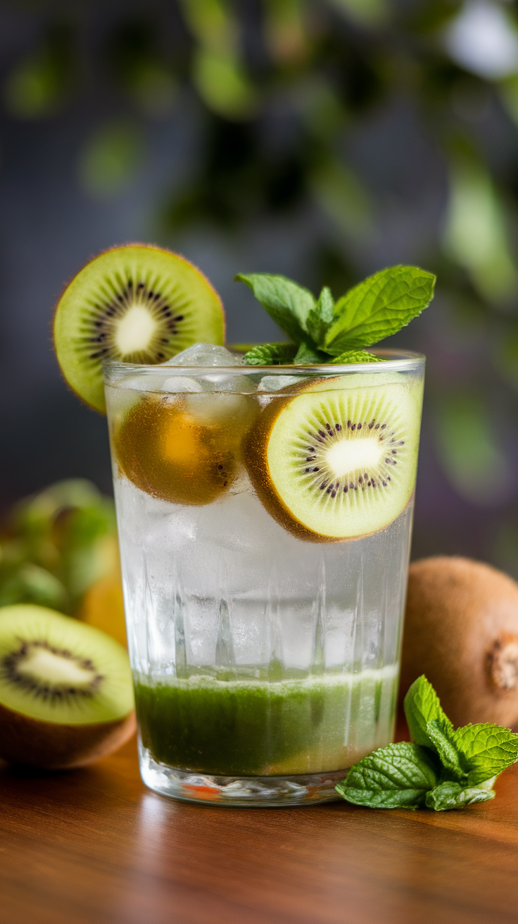 A Kiwi Mojito is a refreshing twist on the classic mojito, combining the sweet and tangy flavor of kiwi with the traditional mint, lime, and rum. This drink is bright, fruity, and perfect for warm weather, making it a delightful choice for summer gatherings or just a relaxing evening at home.