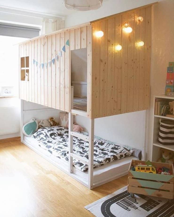 4 Fun Setups for the IKEA Kura BedDiscover four creative ways to set up the IKEA Kura bed that are perfect for kids of all ages. Whether you need a floor bed for a toddler or a bunk bed with extra storage, these ideas will help you design the perfect space! #IKEA #KuraBedHacks #KidsRoomDecor #DIYIdeas #BedroomDesign