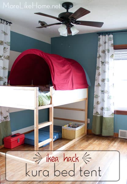 IKEA Kura Bed: 4 Ways to Set It UpExplore four different setups for the IKEA Kura bed, from a simple twin bed to a creative bunk bed with a cozy nook underneath. These versatile ideas will help you create the perfect space for your little ones! #KuraBed #IKEA #KidsRoomIdeas #SpaceSaving #DIYDecor