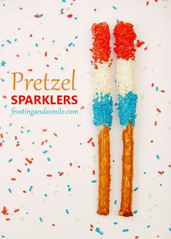 Pretzel rod sparklers