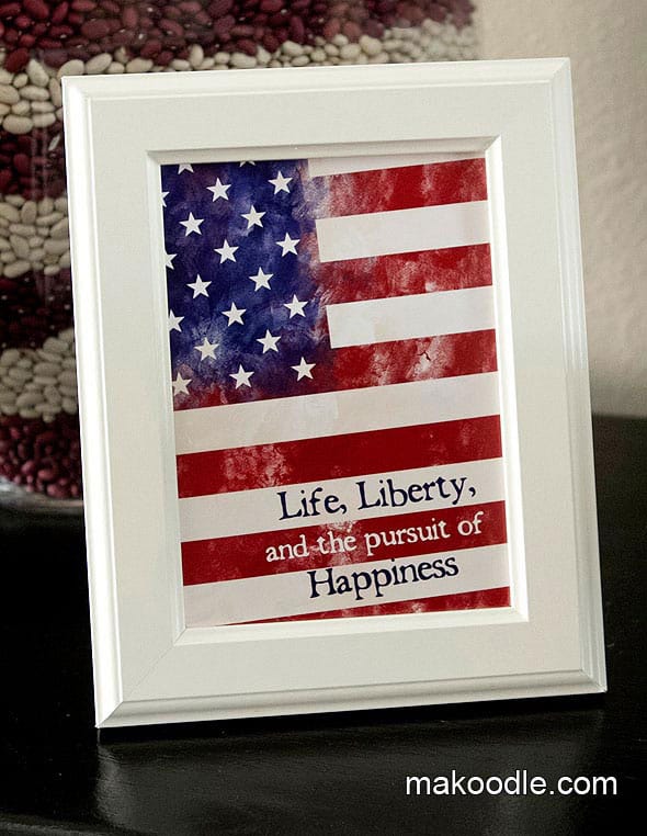 Life, liberty, and the pursuit of happiness printable