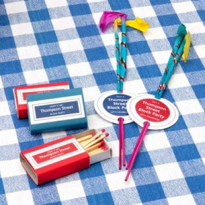 4th of july sparkler favors