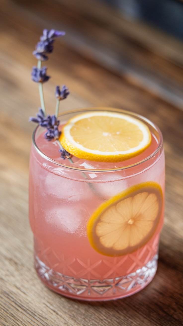 This Lavender Lemonade Cocktail is the perfect drink to celebrate Galentine's Day with your besties. It's refreshing, lightly floral, and has a delightful citrusy zing that balances the sweetness of the lavender. Simple to make, this cocktail will impress without keeping you in the kitchen for too long.