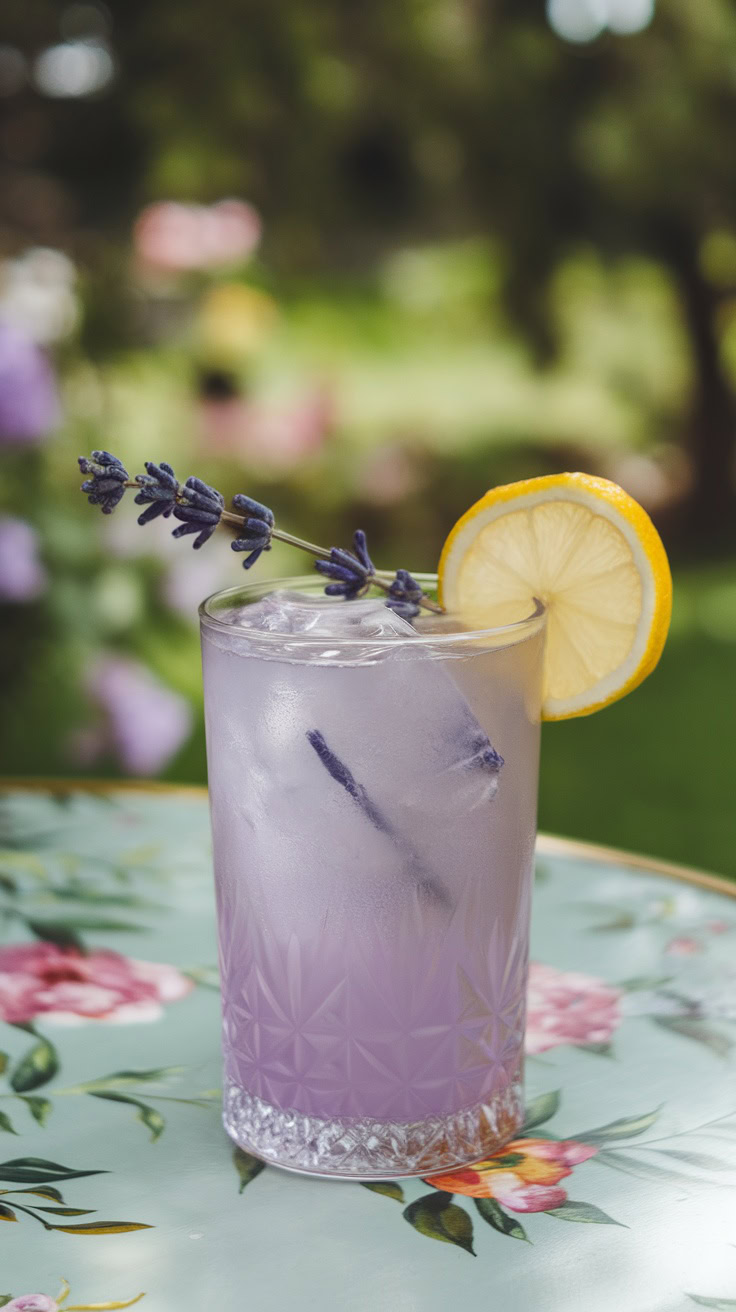 The Lavender Vodka Collins is a refreshing twist on the classic Tom Collins, perfect for a girls' night in. With its floral notes and zesty lemon flavor, this drink is not only gorgeous but also incredibly easy to make. The lavender adds a unique touch that makes it feel special, while the vodka keeps it straightforward and fun.