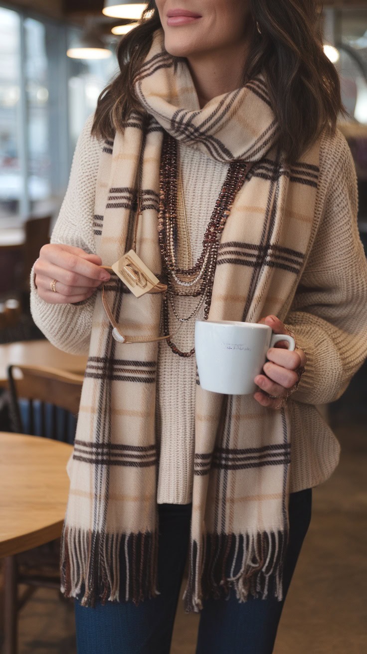 Layered beaded necklaces are a fantastic way to jazz up your casual spring outfit. Pair them with a cozy knit sweater and your favorite jeans for a relaxed yet stylish look. These necklaces add a touch of boho charm and make any daywear feel a bit more special.