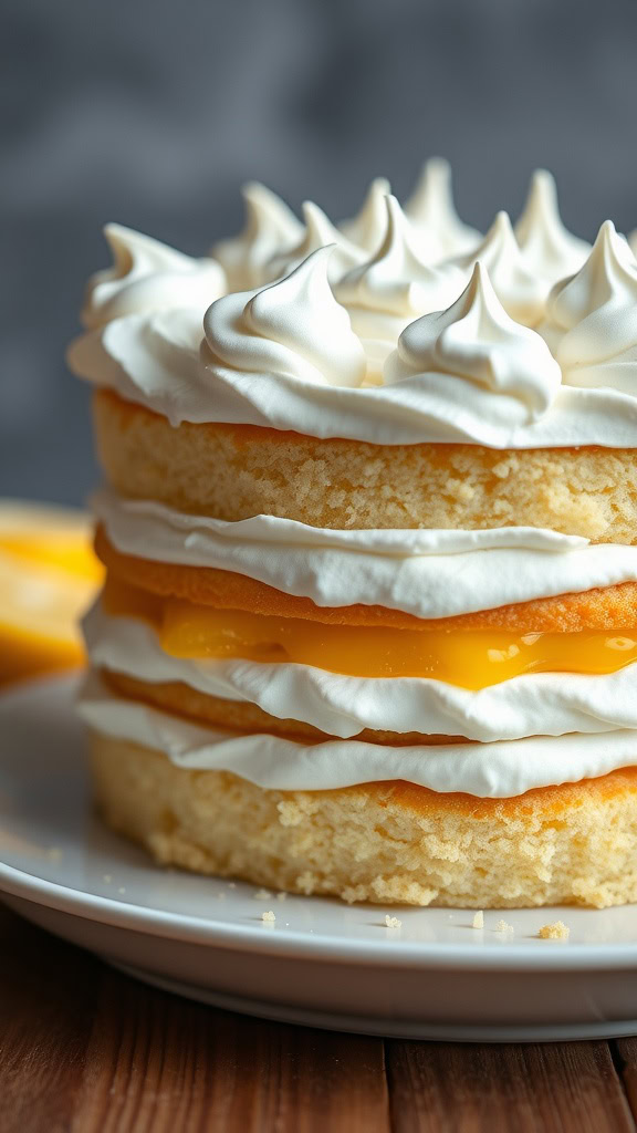 Lemon Meringue Cake is a delightful treat that brightens any spring gathering. With fluffy layers of lemon curd and sweet meringue, it’s both tangy and sweet. You can easily whip up this delicious dessert by following the recipe found here!