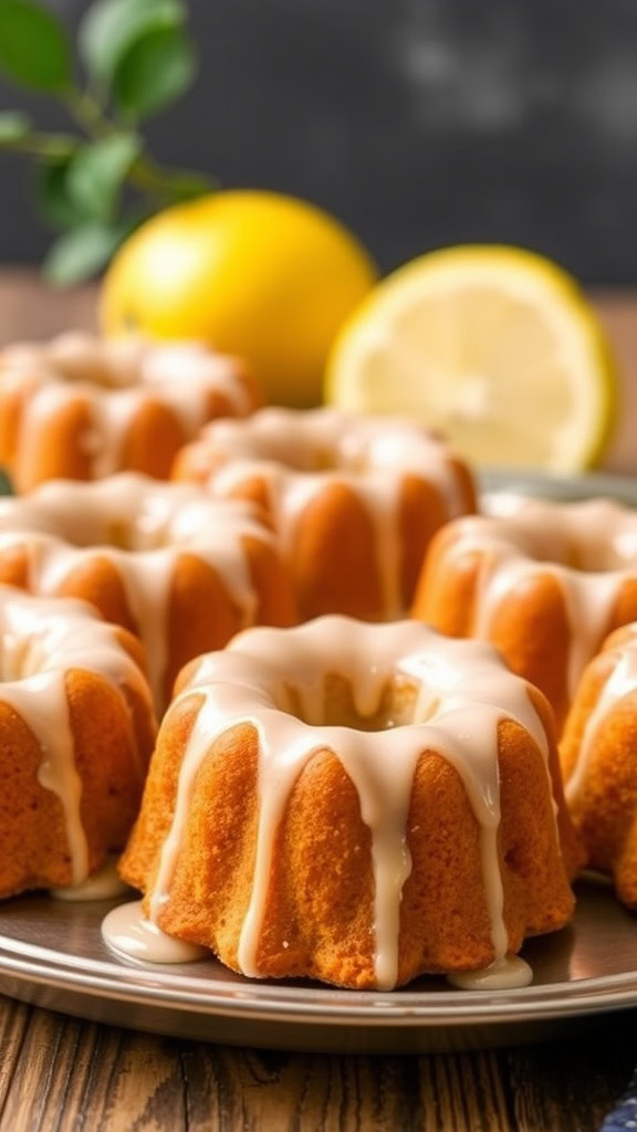 These Lemon Mini Bundt Cakes are perfect for spring gatherings! Their bright, zesty flavor and cute design make them a delightful treat. For the full recipe, check out this lemon mini bundt cake recipe and bring a bit of sunshine to your dessert table.