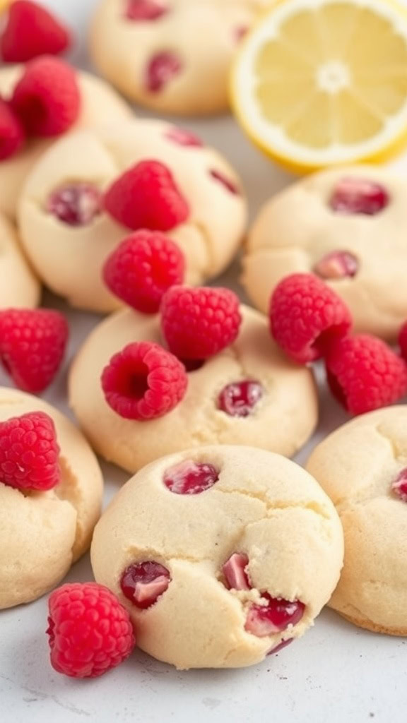 These Lemon Raspberry Cookies are a delightful treat that combine the tangy bite of lemon with the sweetness of fresh raspberries. Soft and chewy, each cookie bursts with flavor and makes for a perfect afternoon snack. Check out this recipe and enjoy baking!