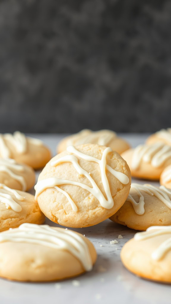 These lemon sugar cookies are a perfect treat for springtime! With their bright citrus flavor and a delightful white chocolate drizzle, they’re sure to bring a smile to your face. Check out the full recipe for these tasty cookies here!