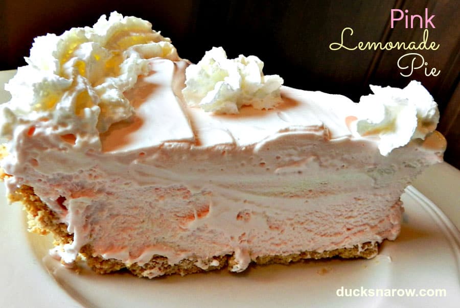 Pink Lemonade Ice Box Pie