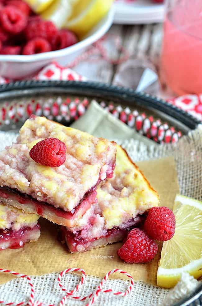 Raspberry Lemonade Bars