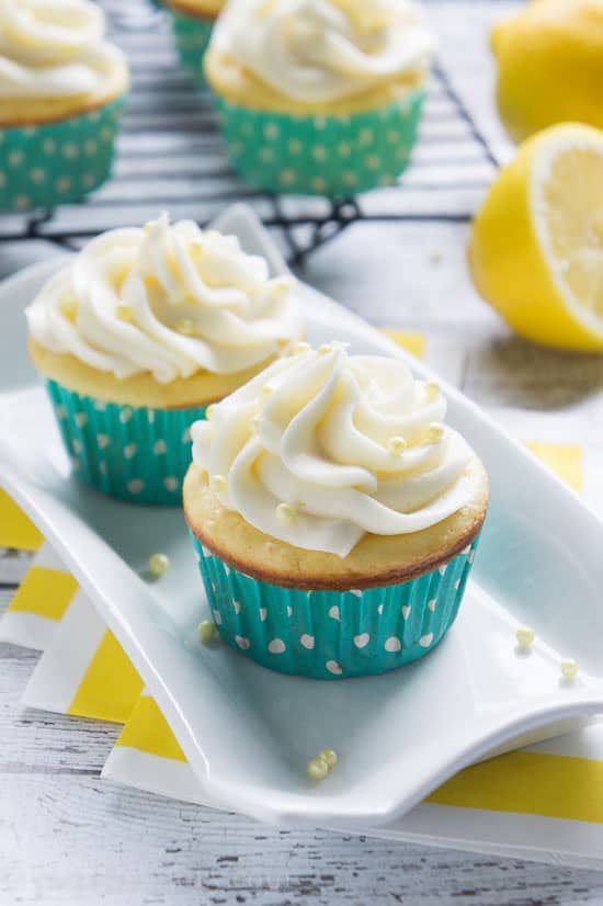 Lemon Burst Cupcakes
