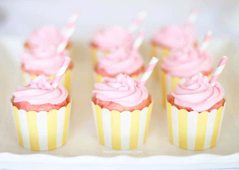 Pink Lemonade Cupcakes
